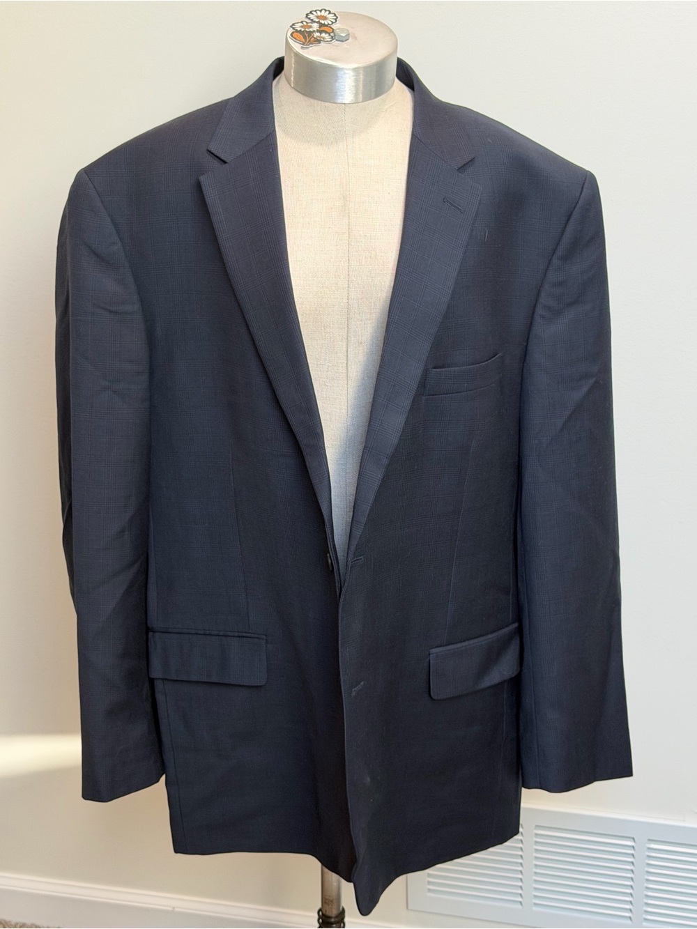 Jos. A. Bank Dark Navy Single-Breasted Sport Coat